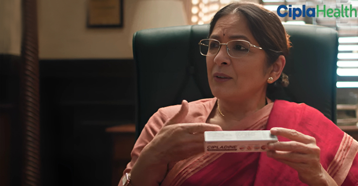 Cipla Health introduces a new Cipladine campaign, featuring Neena Gupta as a brand spokesperson