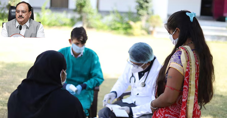 Swasth Nari and Sashakt Nari organized 9 lakh health camps, screening 3.6 crore people